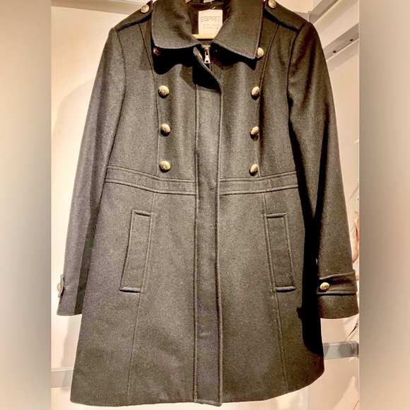 Like New! Black Esprit women’s wool jacket Size X-Large - Picture 1 of 3